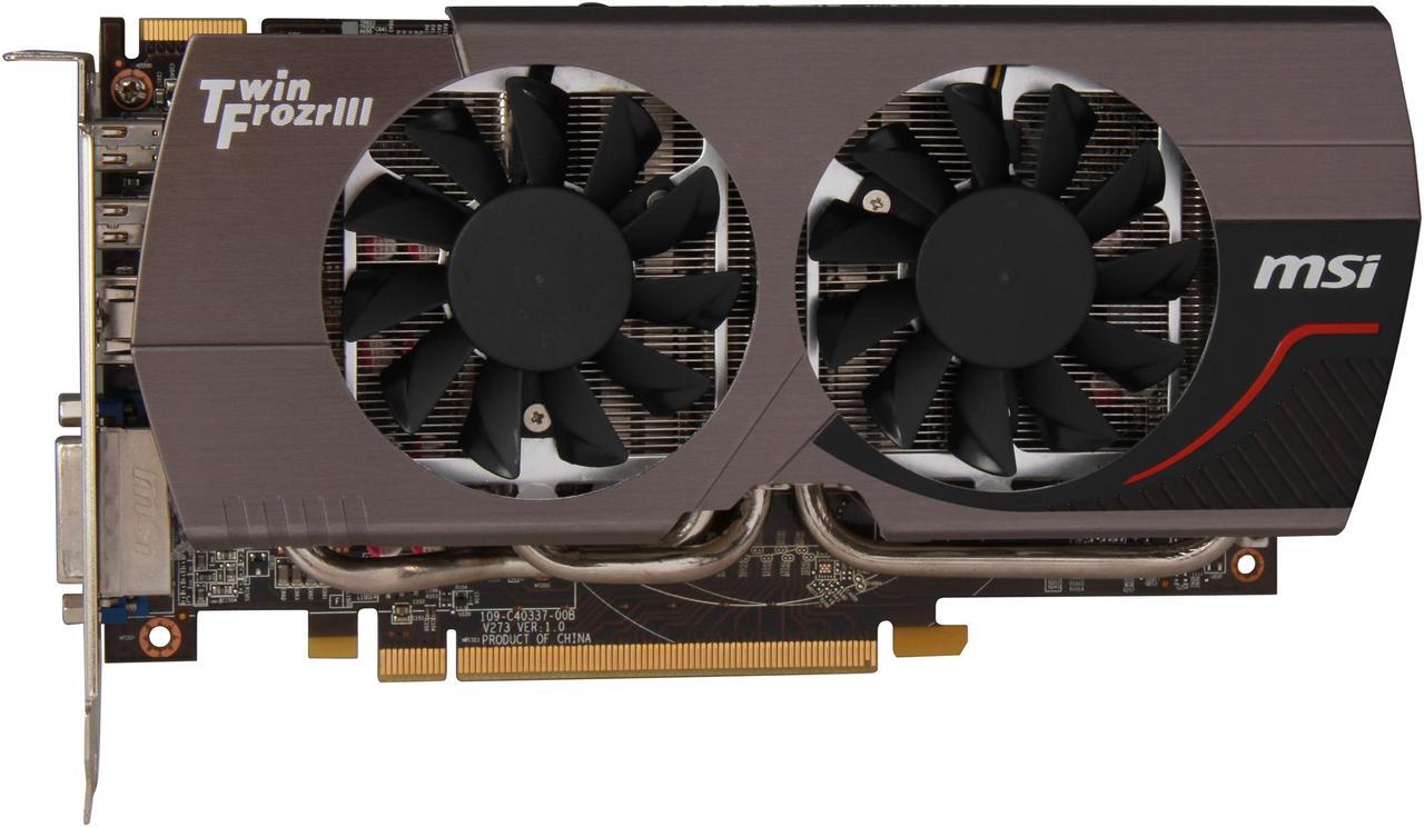 Alt view image 3 of 6 - MSI Radeon HD 7850 2GB GDDR5 PCI Express 3.0 x16 CrossFireX Support Graphics Card R7850 Twin Frozr 2GD5