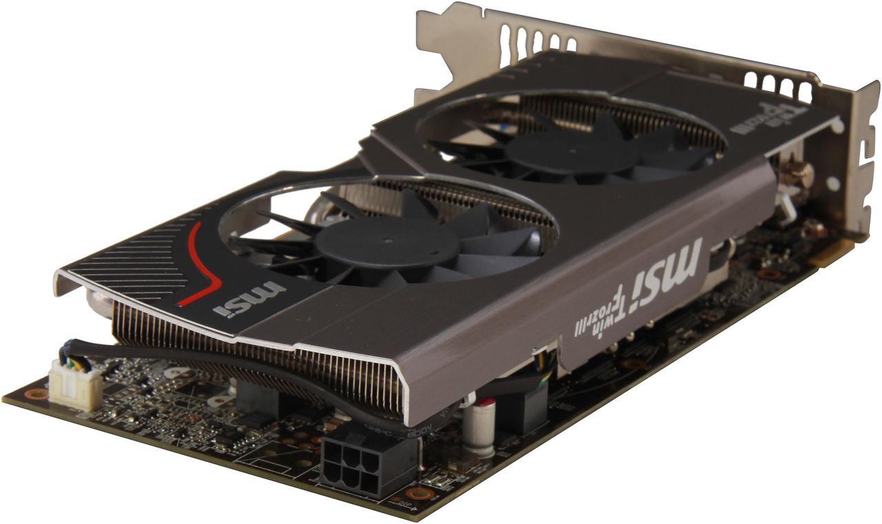 Alt view image 5 of 6 - MSI Radeon HD 7850 2GB GDDR5 PCI Express 3.0 x16 CrossFireX Support Graphics Card R7850 Twin Frozr 2GD5