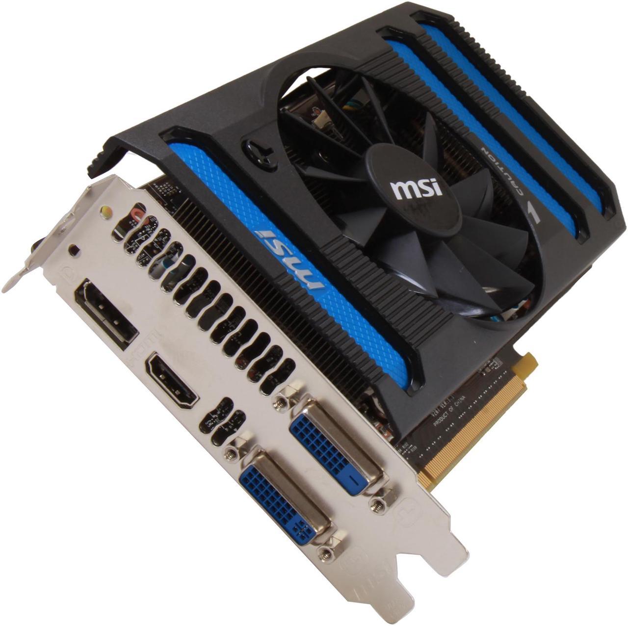 MSI GeForce GTX 660 2GB GDDR5 PCI Express 3.0 x16 SLI Support Video Card N660-2GD5/OC