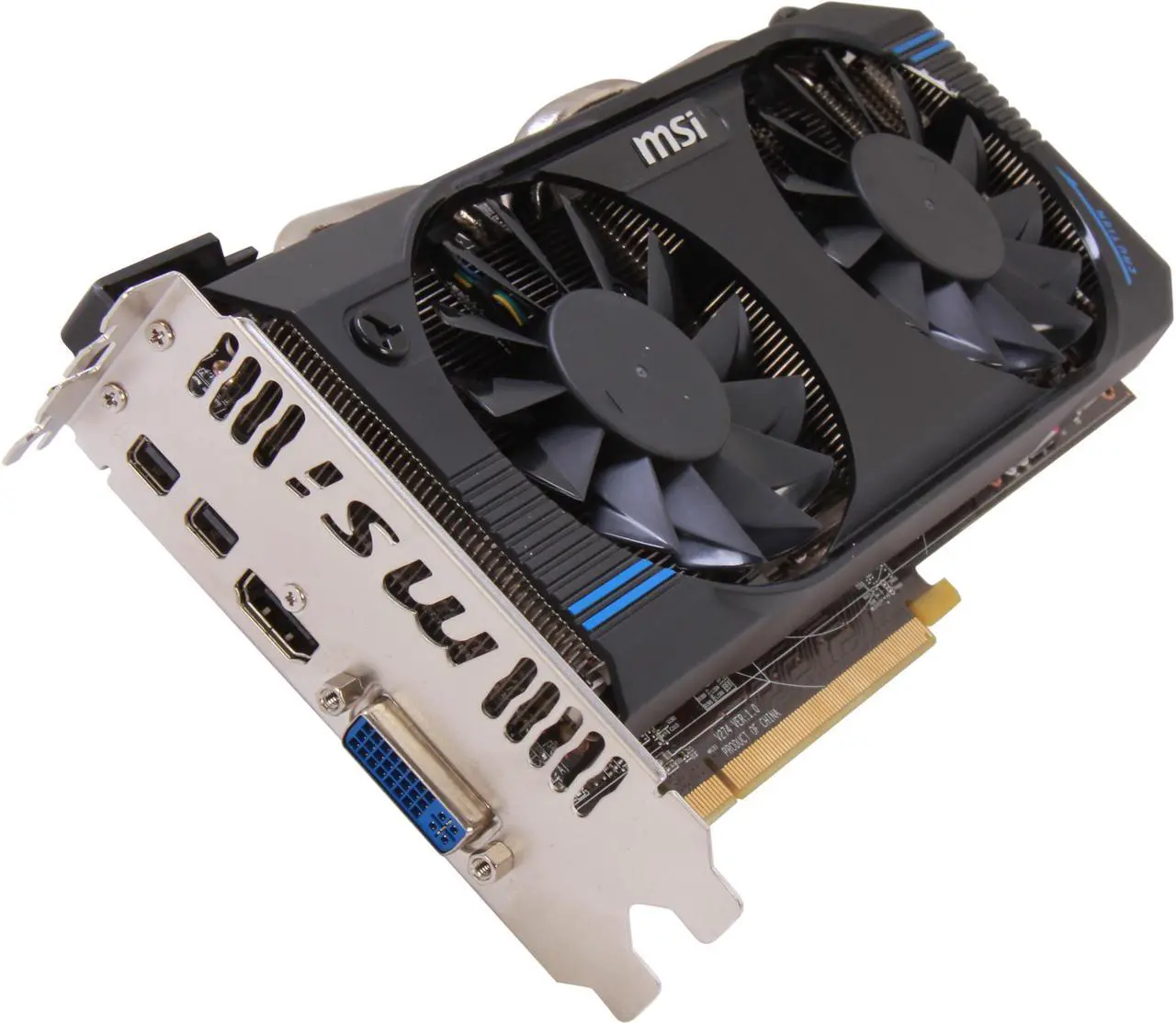 Main image of MSI Radeon HD 7870 GHz Edition 2GB GDDR5 PCI Express 3.0 x16 CrossFireX Support Graphics Card R7870-2GD5T/OC