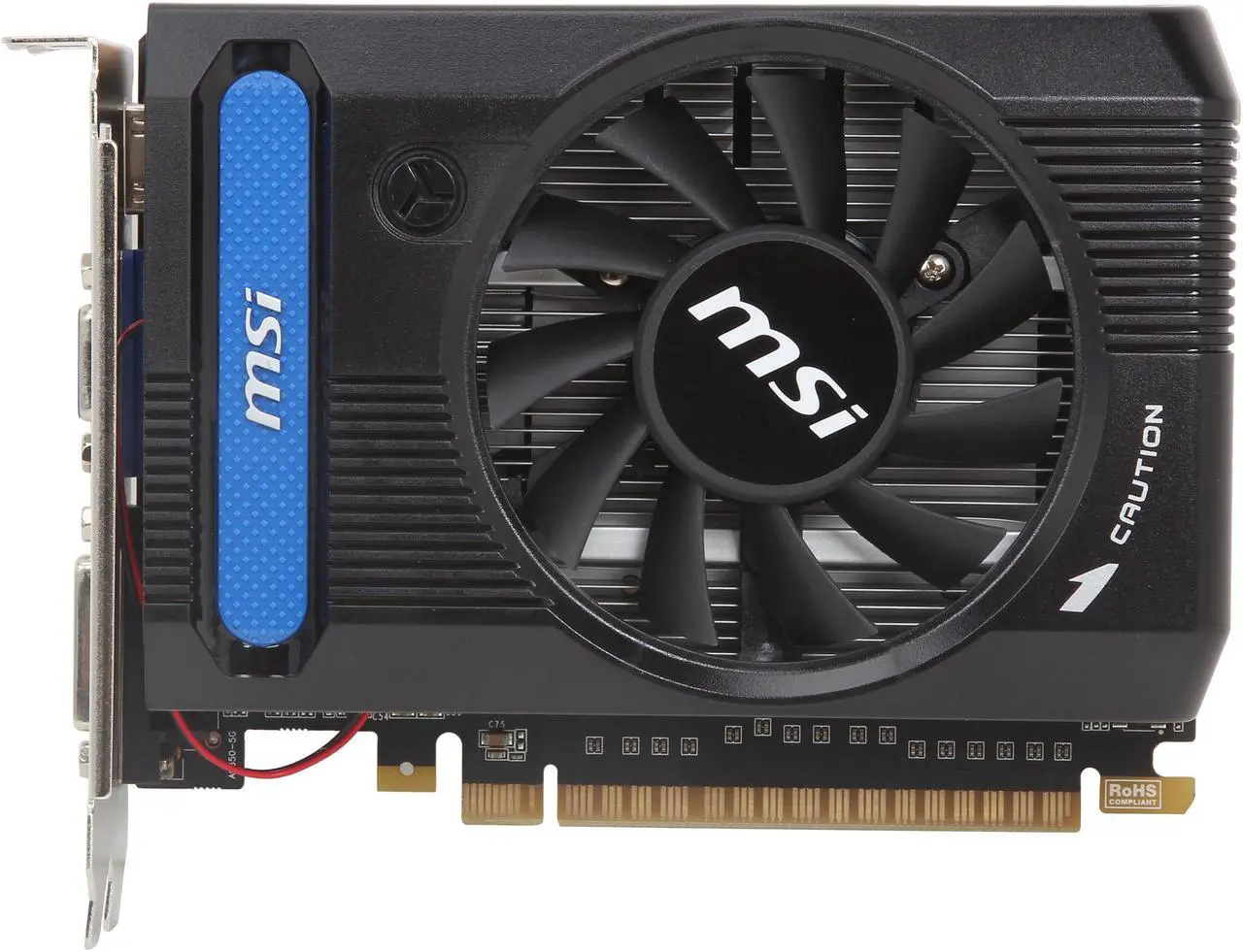 Alt view image 3 of 6 - MSI GeForce GTX 650 Ti 1GB GDDR5 PCI Express 3.0 Graphics Card N650TI-1GD5/V1