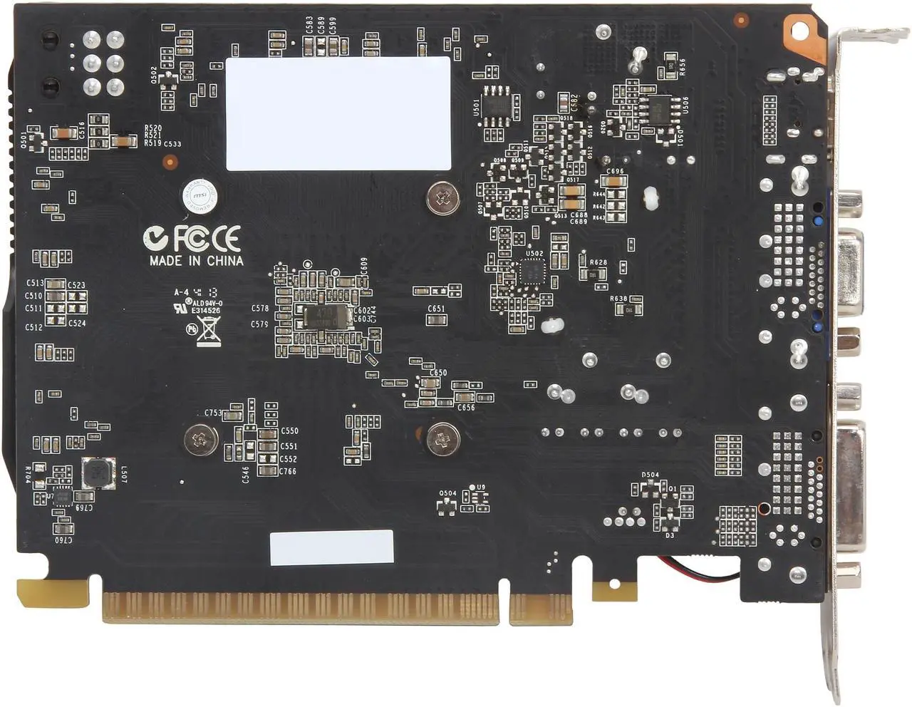 Alt view image 4 of 6 - MSI GeForce GTX 650 Ti 1GB GDDR5 PCI Express 3.0 Graphics Card N650TI-1GD5/V1