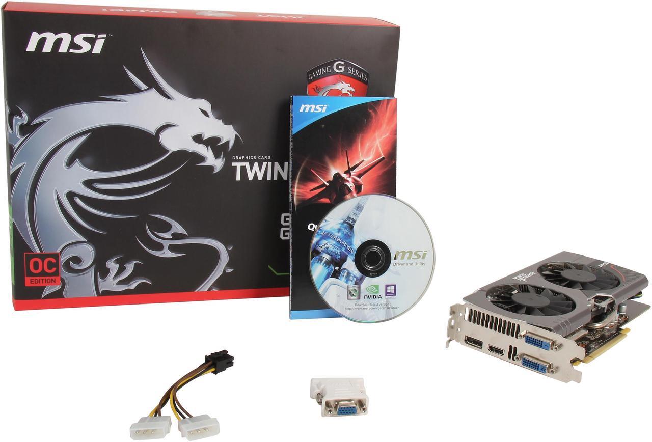 Alt view image 6 of 6 - MSI GeForce GTX 650 Ti BOOST 2GB GDDR5 PCI Express 3.0 SLI Support Video Card N650TI TF 2GD5/OC BE
