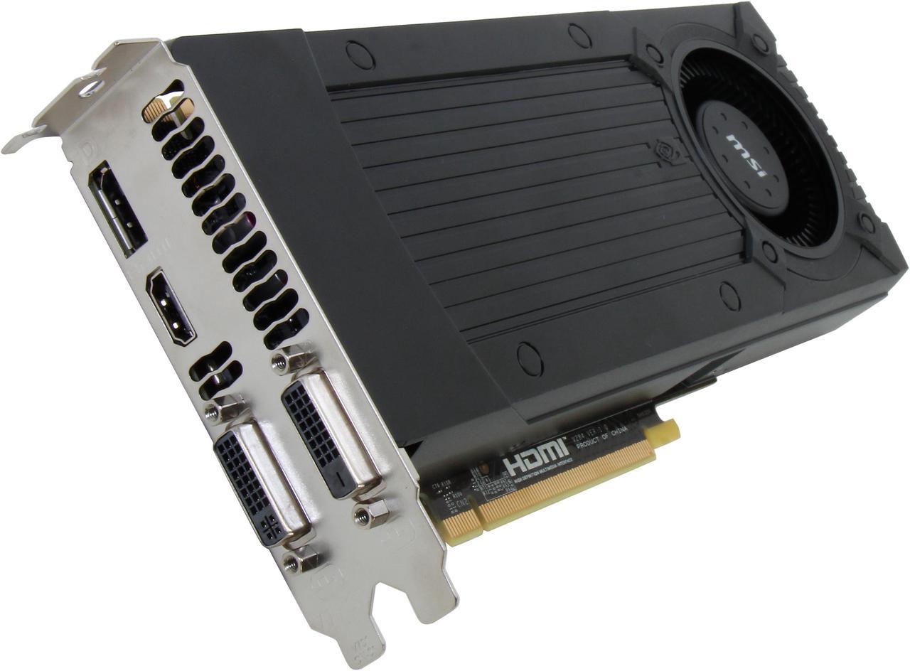 MSI N760-2GD5/OC G-SYNC Support GeForce GTX 760 2GB 256-Bit GDDR5 PCI Express 3.0 SLI Support Video Card