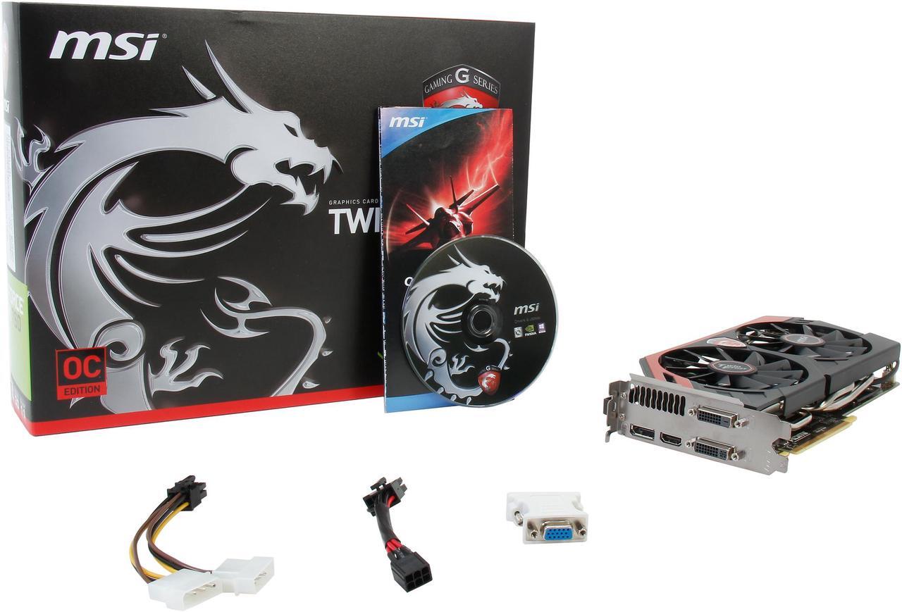 Alt view image 6 of 6 - MSI Gaming N760 TF 2GD5/OC G-SYNC Support GeForce GTX 760 2GB 256-Bit GDDR5 PCI Express 3.0 SLI Support Video Card