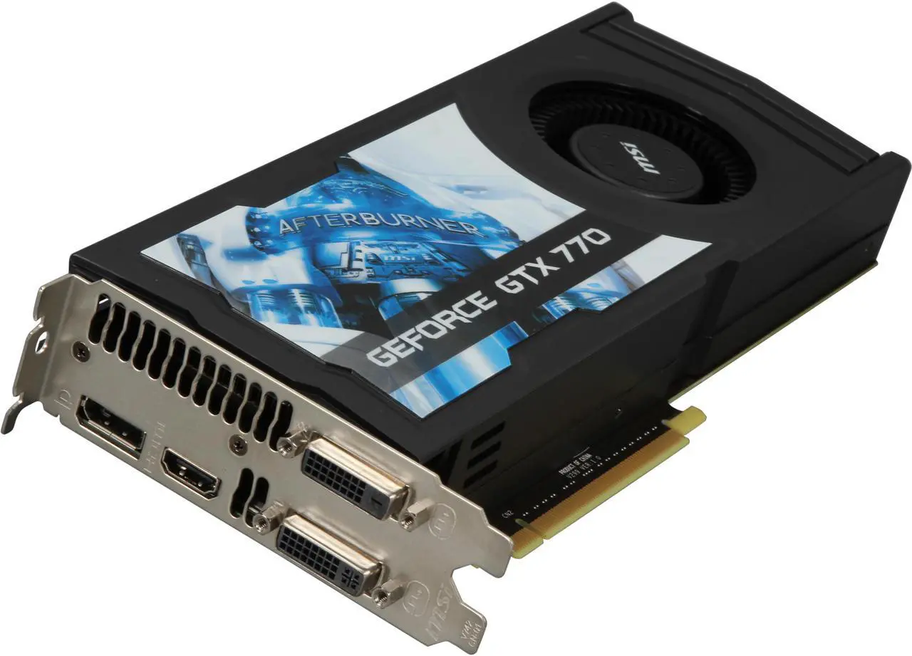 Main image of MSI N770-2GD5/OC G-SYNC Support GeForce GTX 770 2GB 256-Bit GDDR5 PCI Express 3.0 x16 HDCP Ready SLI Support Video Card