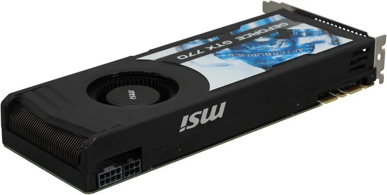Alt view image 5 of 6 - MSI N770-2GD5/OC G-SYNC Support GeForce GTX 770 2GB 256-Bit GDDR5 PCI Express 3.0 x16 HDCP Ready SLI Support Video Card