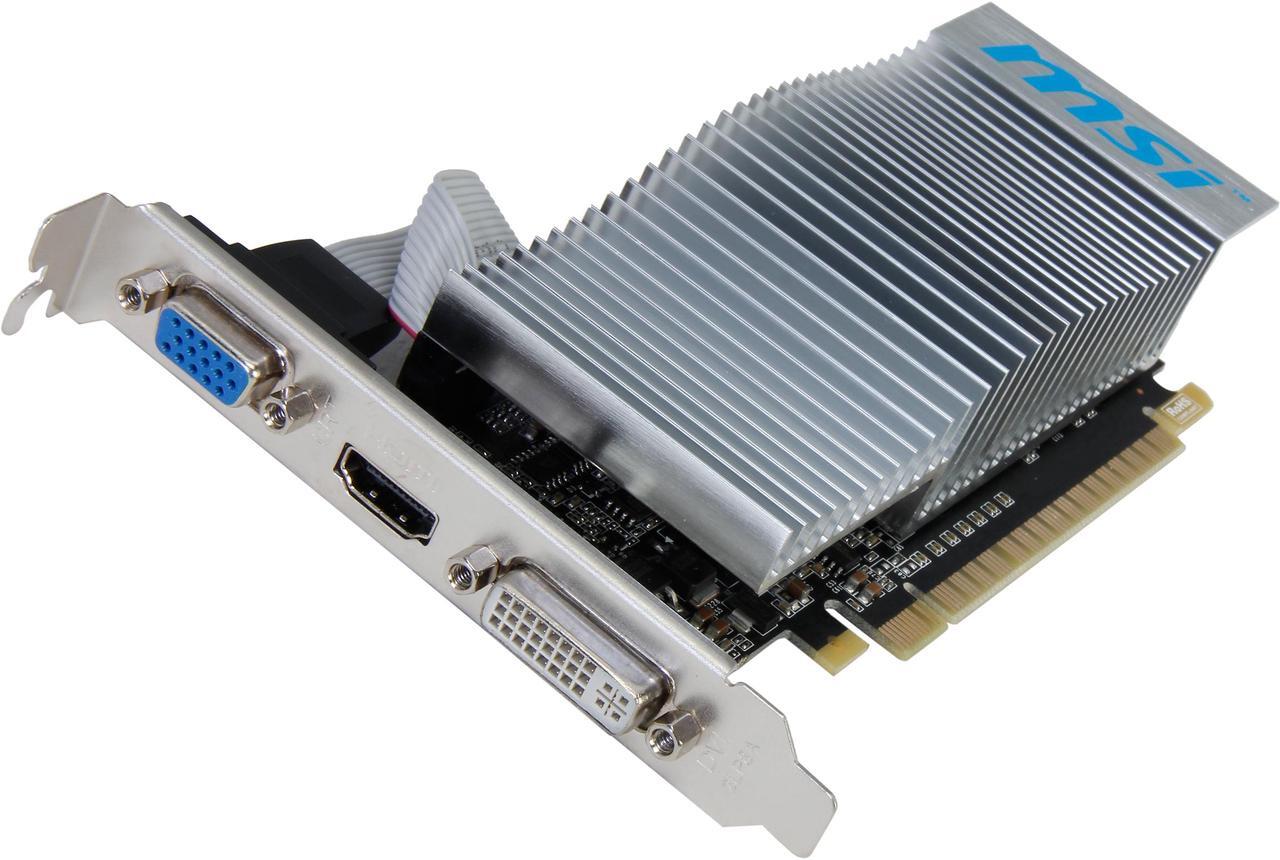 Main image of MSI GeForce 210 1GB DDR3 PCI Express 2.0 x16 Low Profile Graphics Card N210-MD1GD3H/LP