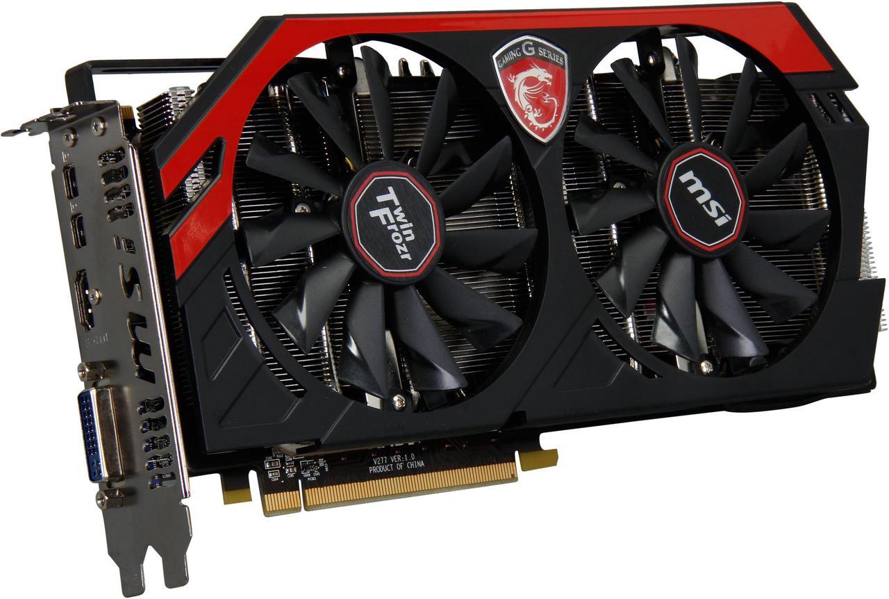 MSI R9 280X GAMING 3GB 384-bit GDDR5 PCI Express 3.0 HDCP Ready CrossFireX Support Video Card