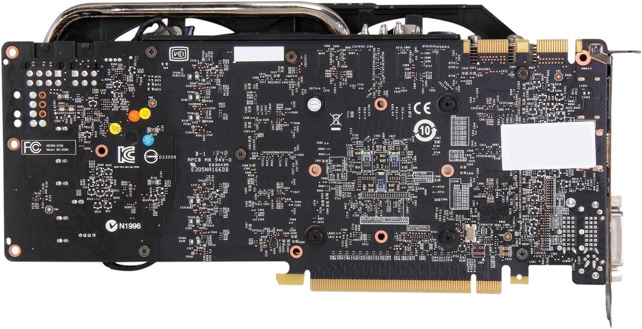 Alt view image 4 of 6 - MSI GTX 780Ti GAMING G-SYNC Support GeForce GTX 780 Ti 3GB GDDR5 PCI Express 3.0 Video Card