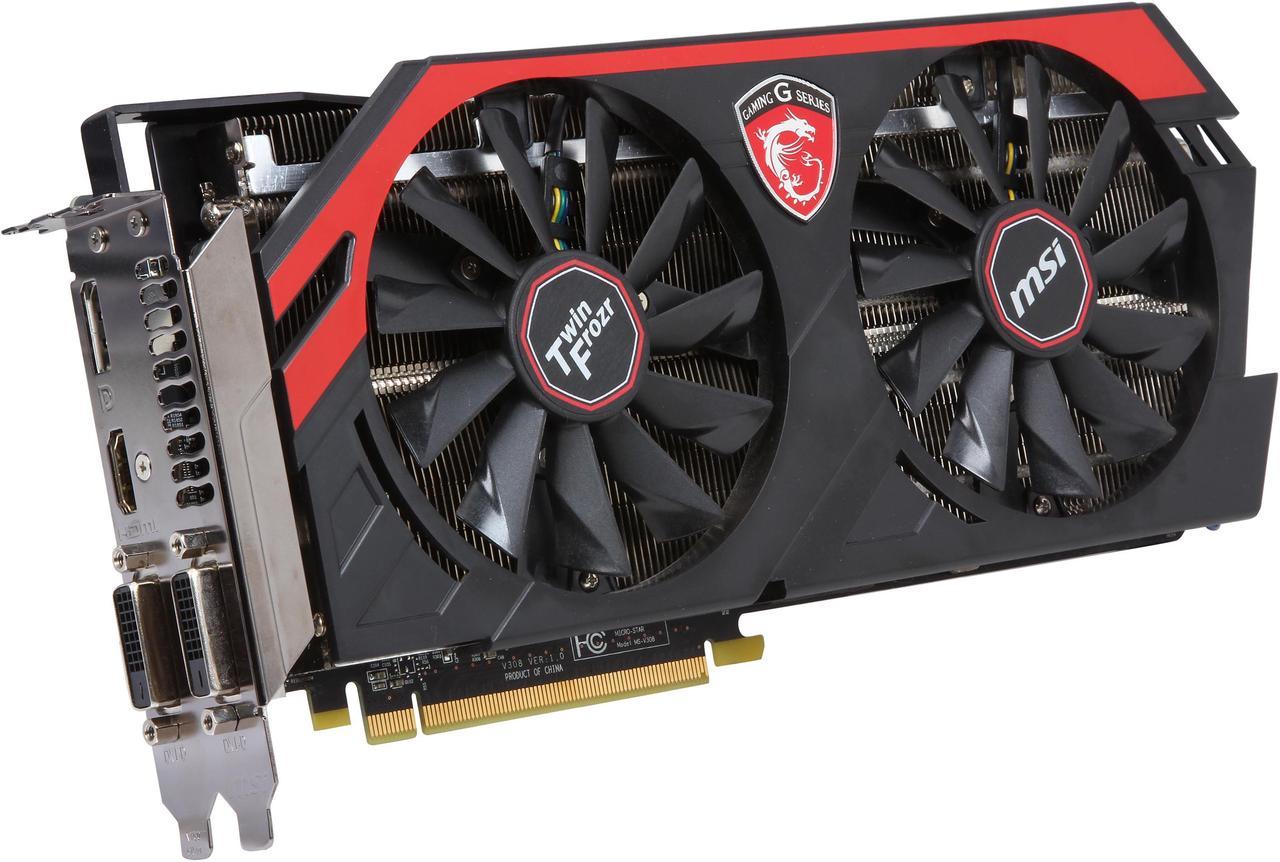 MSI Radeon R9 290X GAMING 4GB 512-bit GDDR5 PCI Express 3.0 x16 HDCP Ready CrossFireX Support Video Card