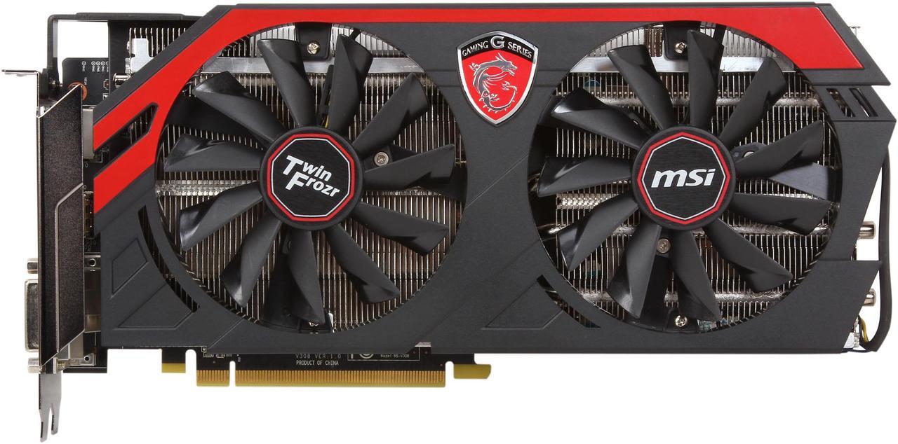 Alt view image 3 of 6 - MSI Radeon R9 290 GAMING 4GB 512-bit GDDR5 PCI Express 3.0 x16 HDCP Ready CrossFireX Support Video Card