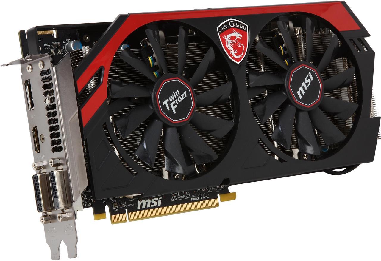 MSI Radeon R9 270X GAMING 4GB 256-bit GDDR5 PCI Express 3.0 x16 HDCP Ready CrossFireX Support Video Card