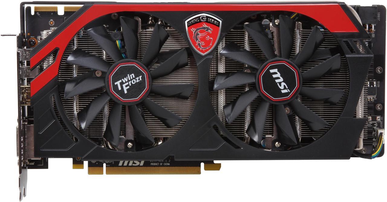Alt view image 3 of 6 - MSI R9 280 GAMING 3G 384-Bit GDDR5 PCI Express 3.0 x16 HDCP Ready CrossFireX Support Video Card