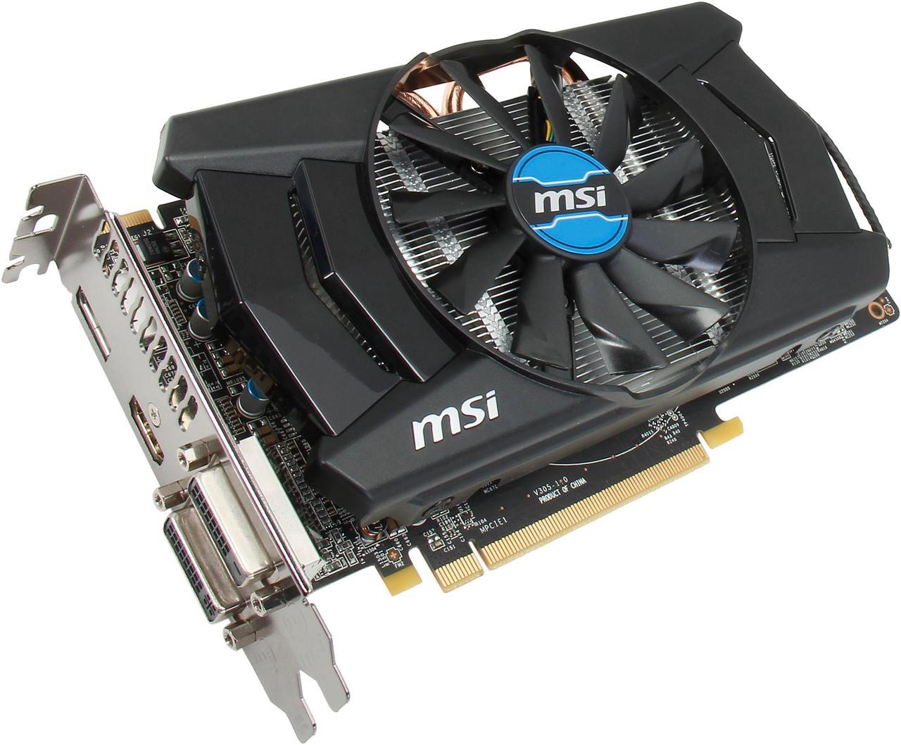 MSI R7 265 2GD5 OC 2GB 256-Bit GDDR5 PCI Express 3.0 HDCP Ready CrossFireX Support Video Card