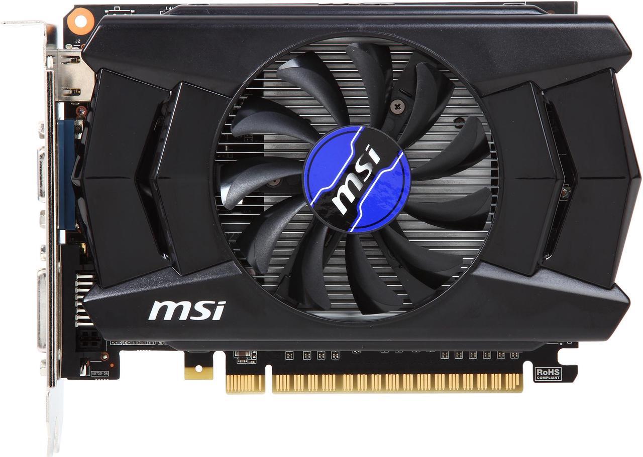 Alt view image 3 of 5 - MSI  N750-2GD5/OC G-SYNC Support GeForce GTX 750  2GB  128-Bit  GDDR5  PCI Express 3.0 x16  HDCP Ready Video Card