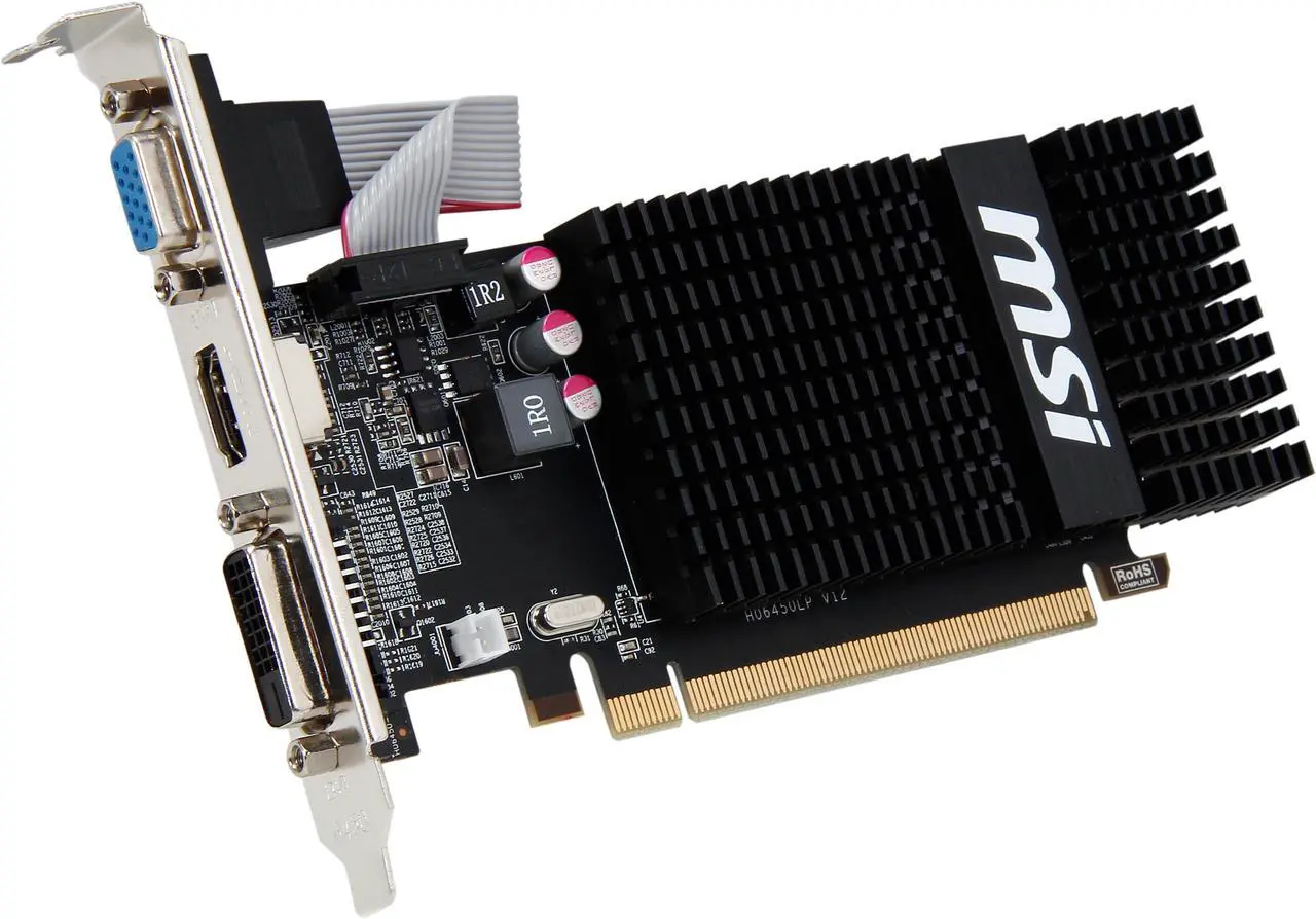 Main image of MSI Radeon R5 230 2GB GDDR3 PCI Express 2.1 x16 CrossFireX Support Low Profile Graphics Card R5 230 2GD3H LP