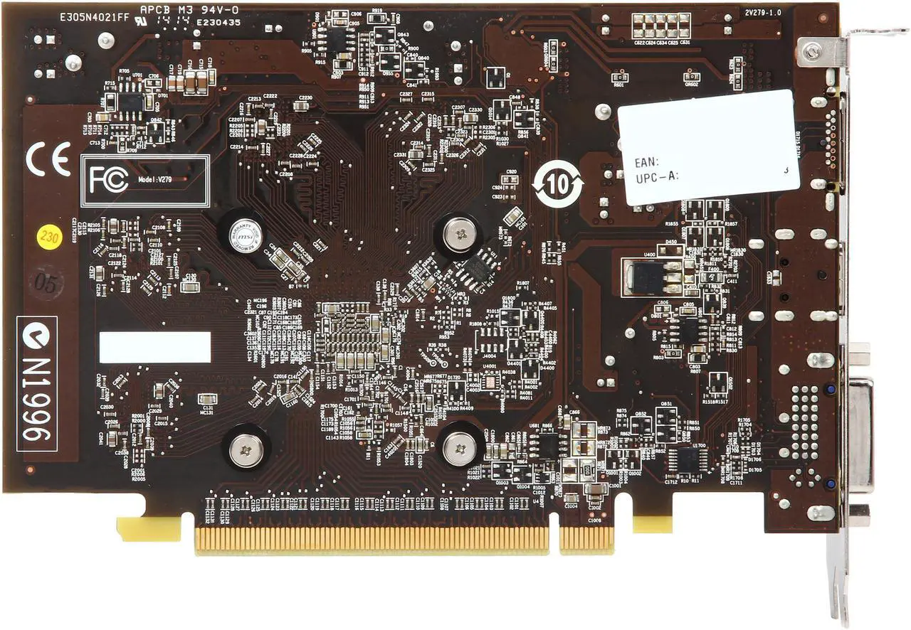 Alt view image 4 of 5 - MSI Radeon HD 7730 1GB GDDR5 PCI Express 3.0 x16 CrossFireX Support Graphics Card R7730-1GD5