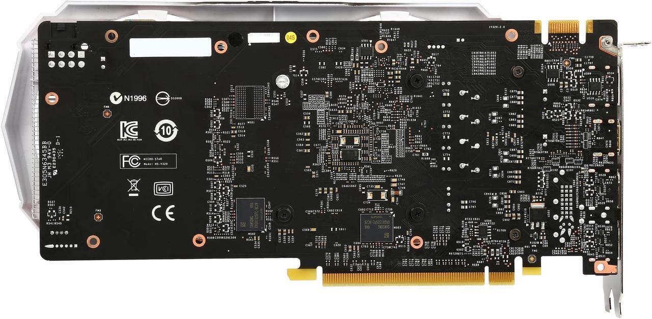 Alt view image 5 of 6 - MSI GeForce GTX 960 2GB GDDR5 PCI Express 3.0 x16 SLI Support ATX Video Card GTX 960 2GD5T OC