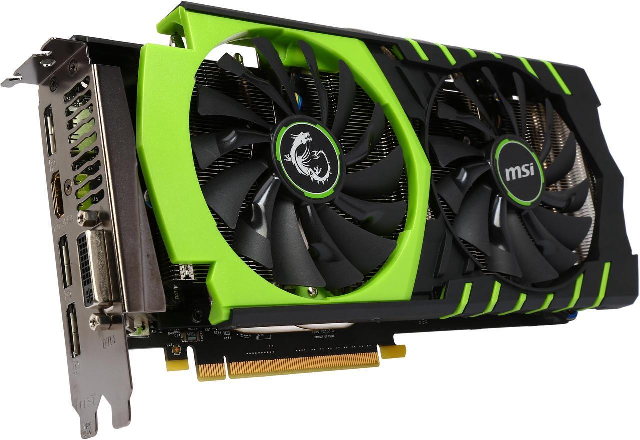 MSI GeForce GTX 960 2GB GDDR5 PCI Express 3.0 x16 SLI Support ATX Video Card GTX 960 GAMING 100ME