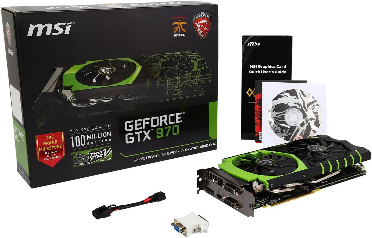 Alt view image 7 of 6 - MSI GeForce GTX 970 GAMING 100ME