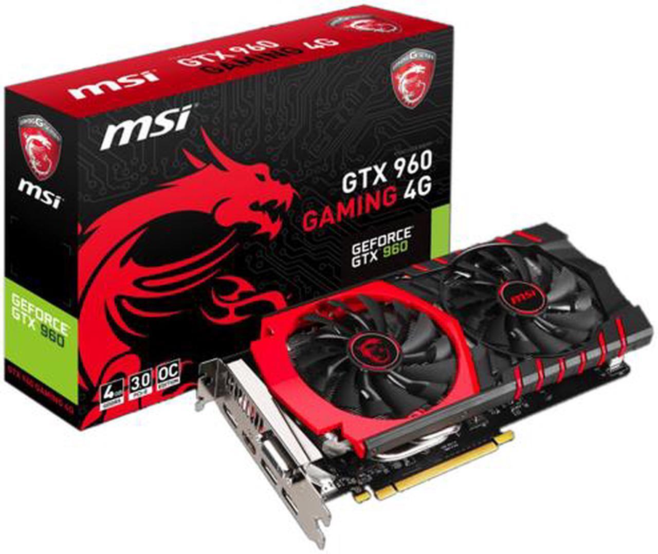 Alt view image 6 of 6 - MSI GeForce GTX 960 4GB GDDR5 PCI Express 3.0 x16 SLI Support ATX Video Card GTX 960 GAMING 4G