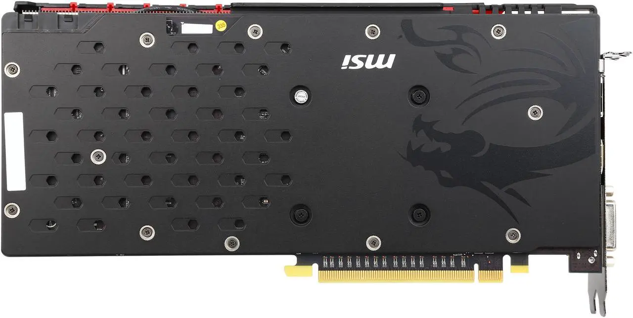 Alt view image 5 of 6 - MSI Radeon R9 390 8GB GDDR5 Graphics Card R9 390 GAMING 8G LE