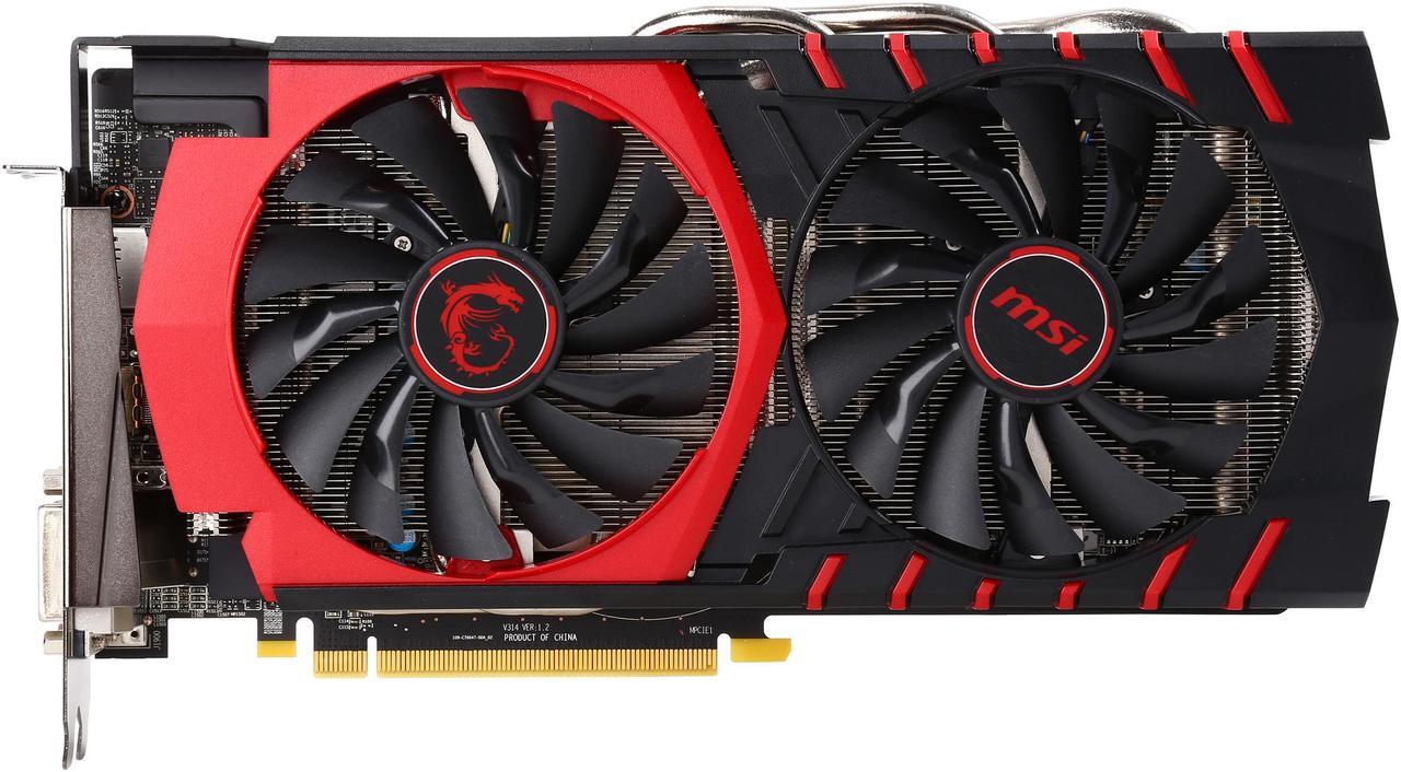 Alt view image 4 of 6 - MSI Radeon R9 380 2GB GDDR5 PCI Express 3.0 CrossFireX Support ATX Graphics Card R9 380 GAMING 2G