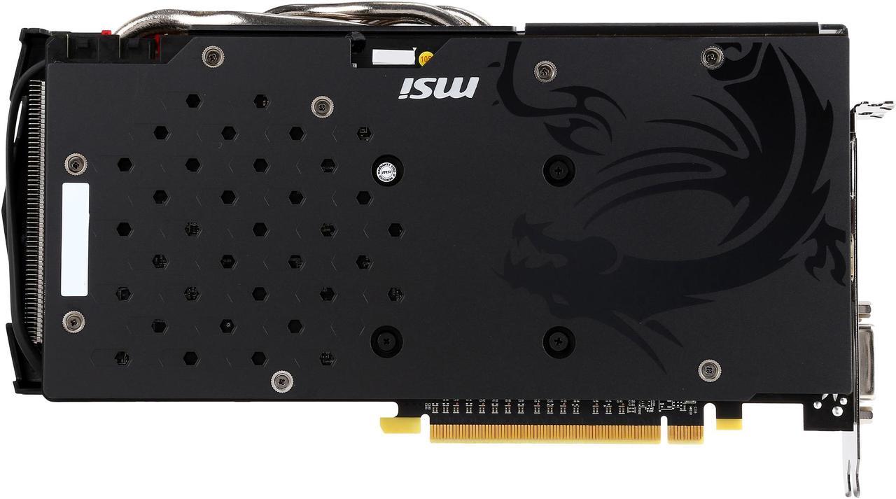 Alt view image 5 of 6 - MSI Radeon R9 380 2GB GDDR5 PCI Express 3.0 CrossFireX Support ATX Graphics Card R9 380 GAMING 2G