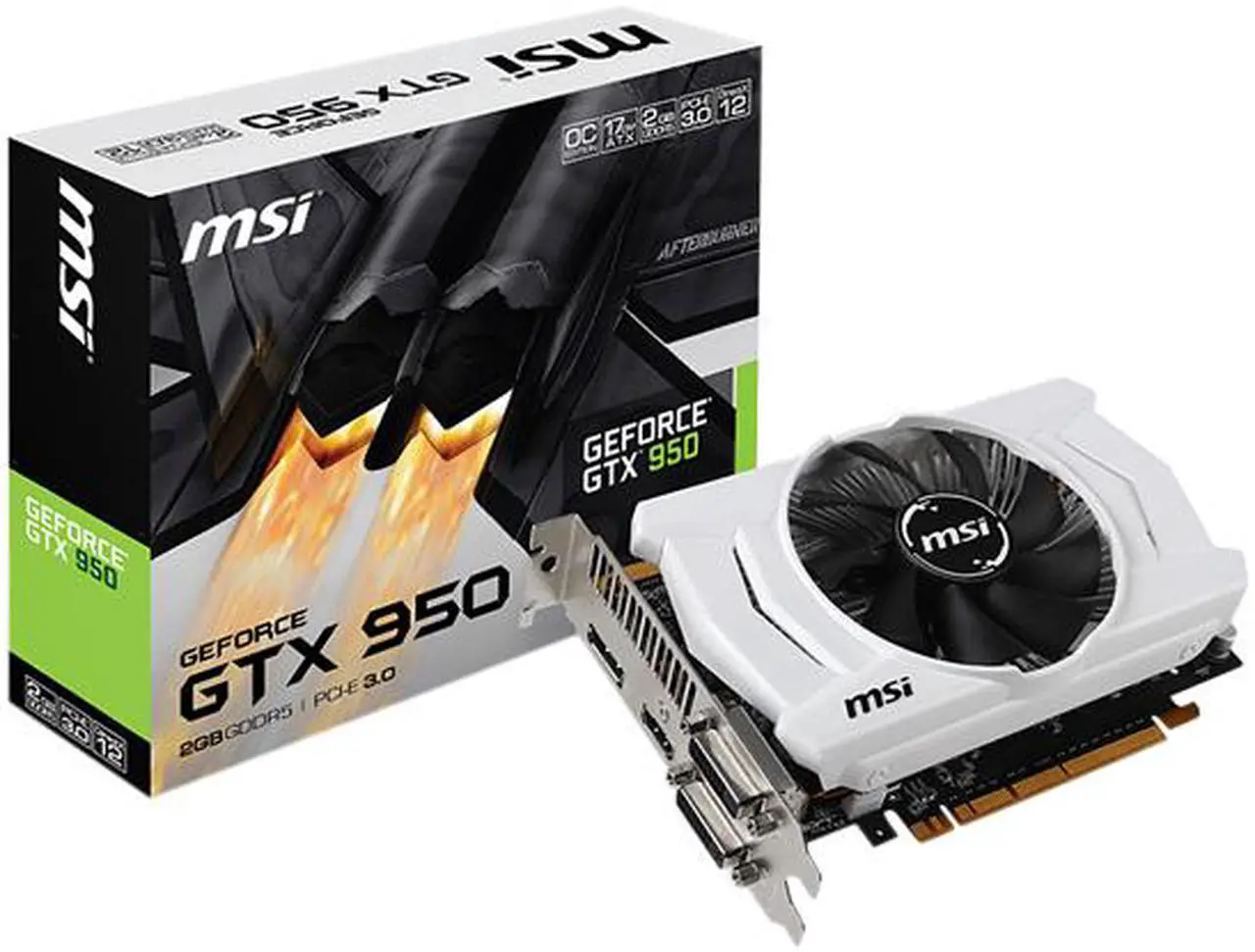 Alt view image 4 of 4 - MSI GeForce GTX 950 2GB GDDR5 PCI Express 3.0 x16 SLI Support Graphics Card GTX 950 2GD5 OC