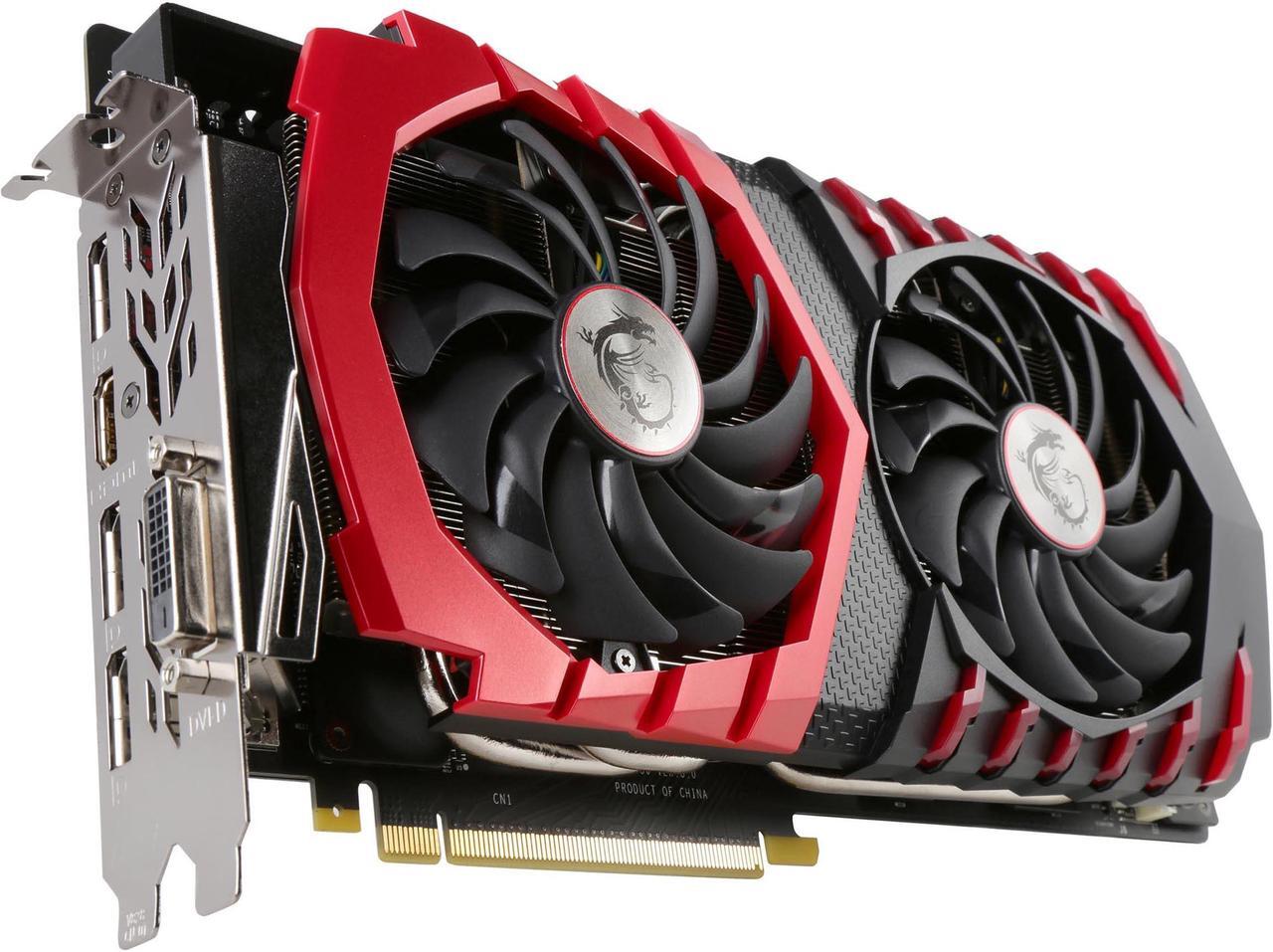 Main image of MSI GeForce GTX 1080 8GB GDDR5X PCI Express 3.0 x16 SLI Support ATX Graphics Card GTX 1080 GAMING X 8G