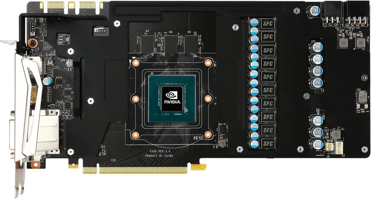 Alt view image 7 of 10 - MSI GeForce GTX 1080 8GB GDDR5X PCI Express 3.0 x16 SLI Support ATX Graphics Card GTX 1080 ARMOR 8G OC