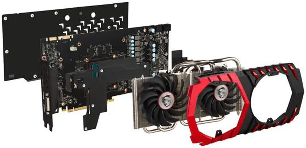 Alt view image 11 of 13 - MSI GeForce GTX 1070 8GB GDDR5 PCI Express 3.0 x16 SLI Support ATX Graphics Card GTX 1070 GAMING 8G