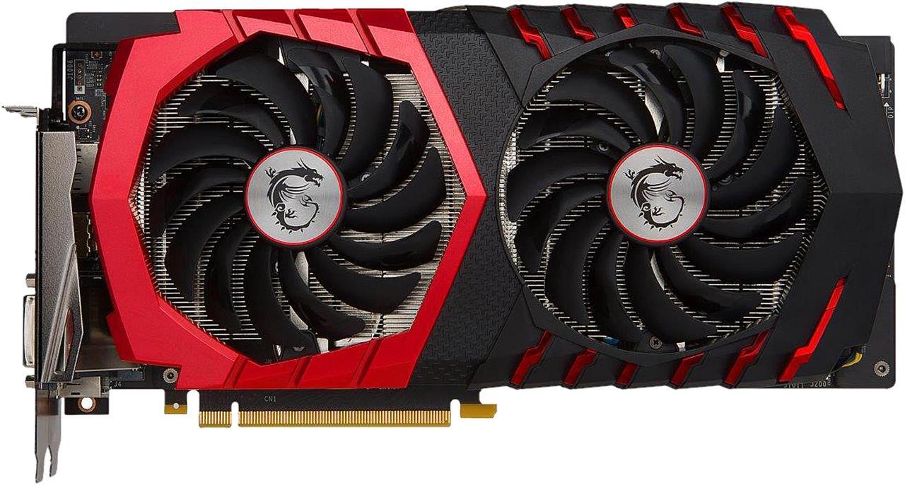 Alt view image 4 of 12 - MSI GeForce GTX 1060 6GB GDDR5 PCI Express 3.0 x16 ATX Graphics Card GTX 1060 GAMING X 6G