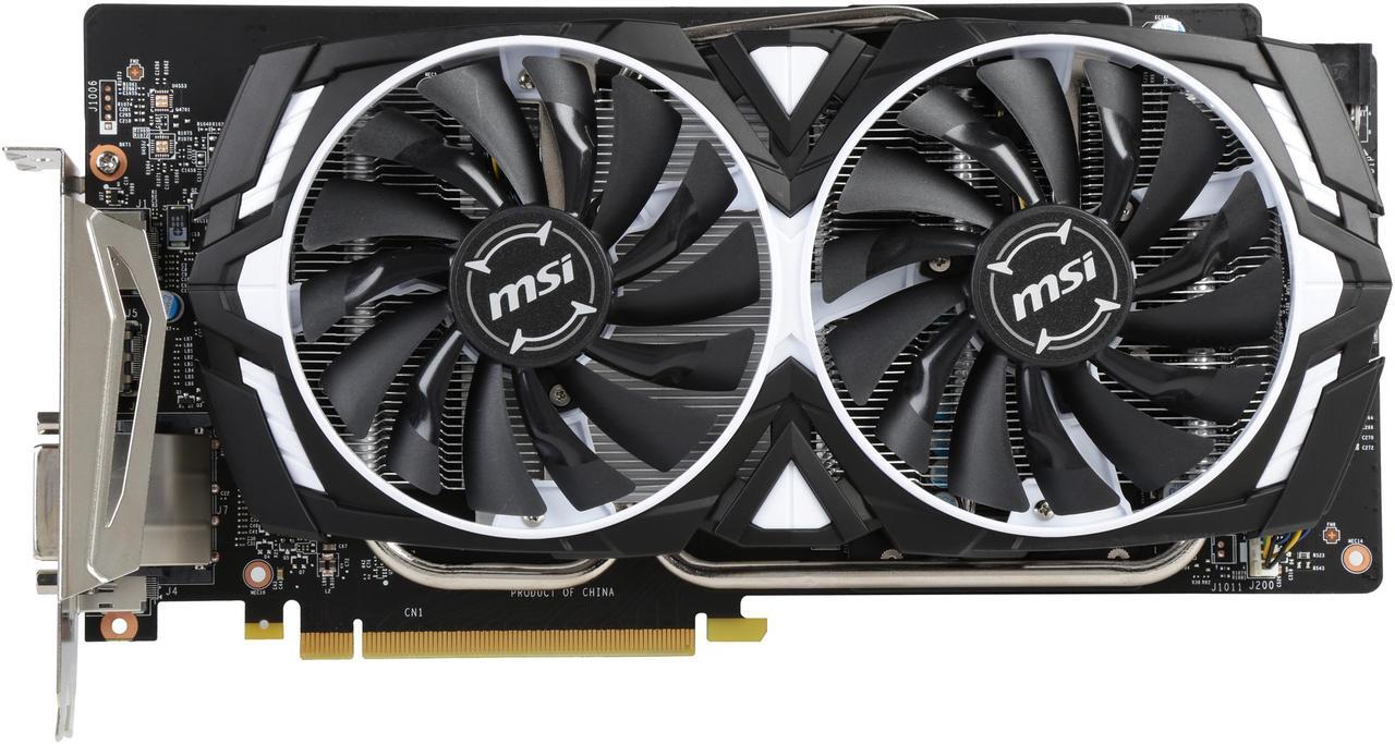 Alt view image 4 of 6 - MSI GeForce GTX 1060 6GB GDDR5 PCI Express 3.0 x16 ATX Video Card GTX 1060 ARMOR 6G OC