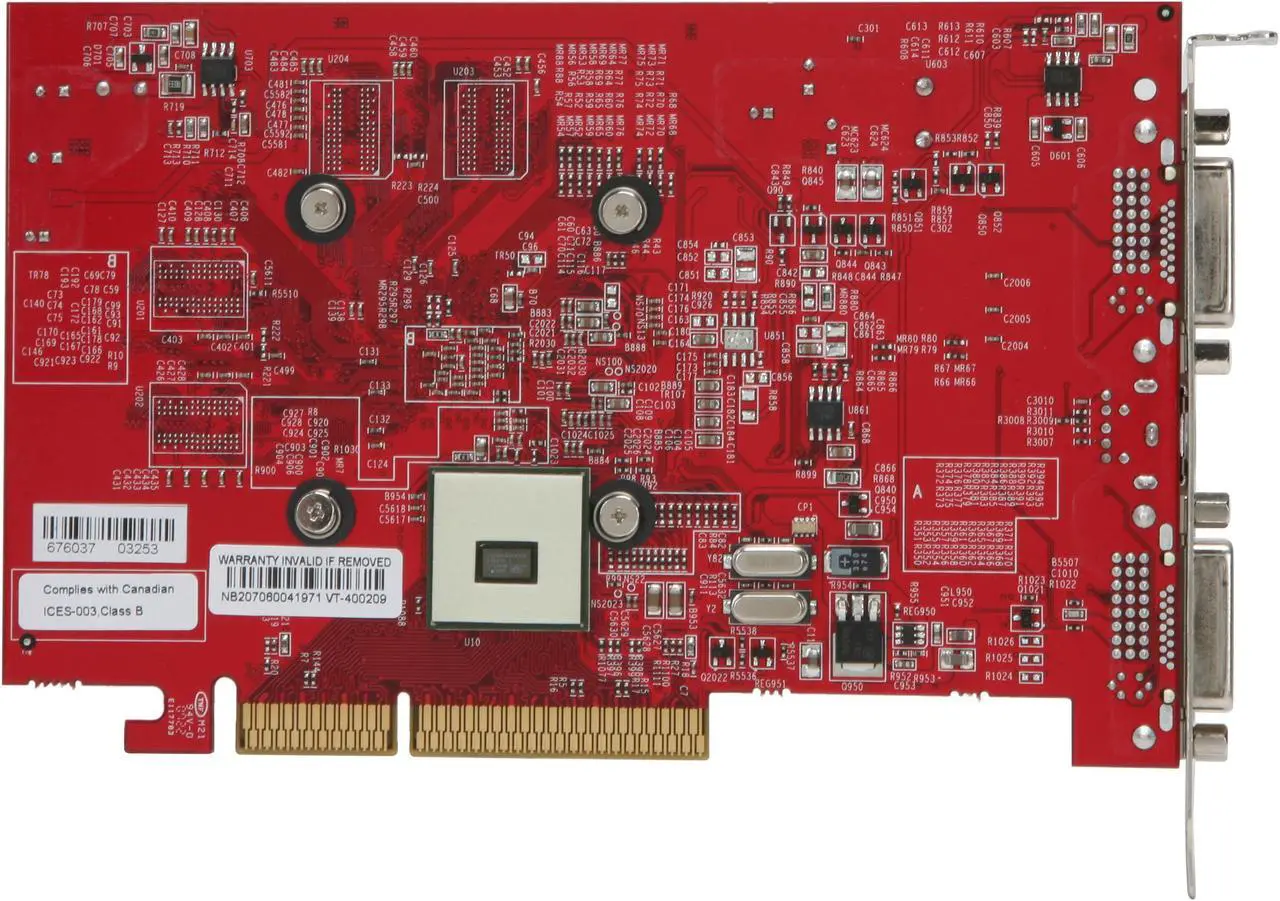 Alt view image 5 of 6 - VisionTek Radeon HD 2400PRO 256MB GDDR2 AGP 4X/8X Graphics Card 900165