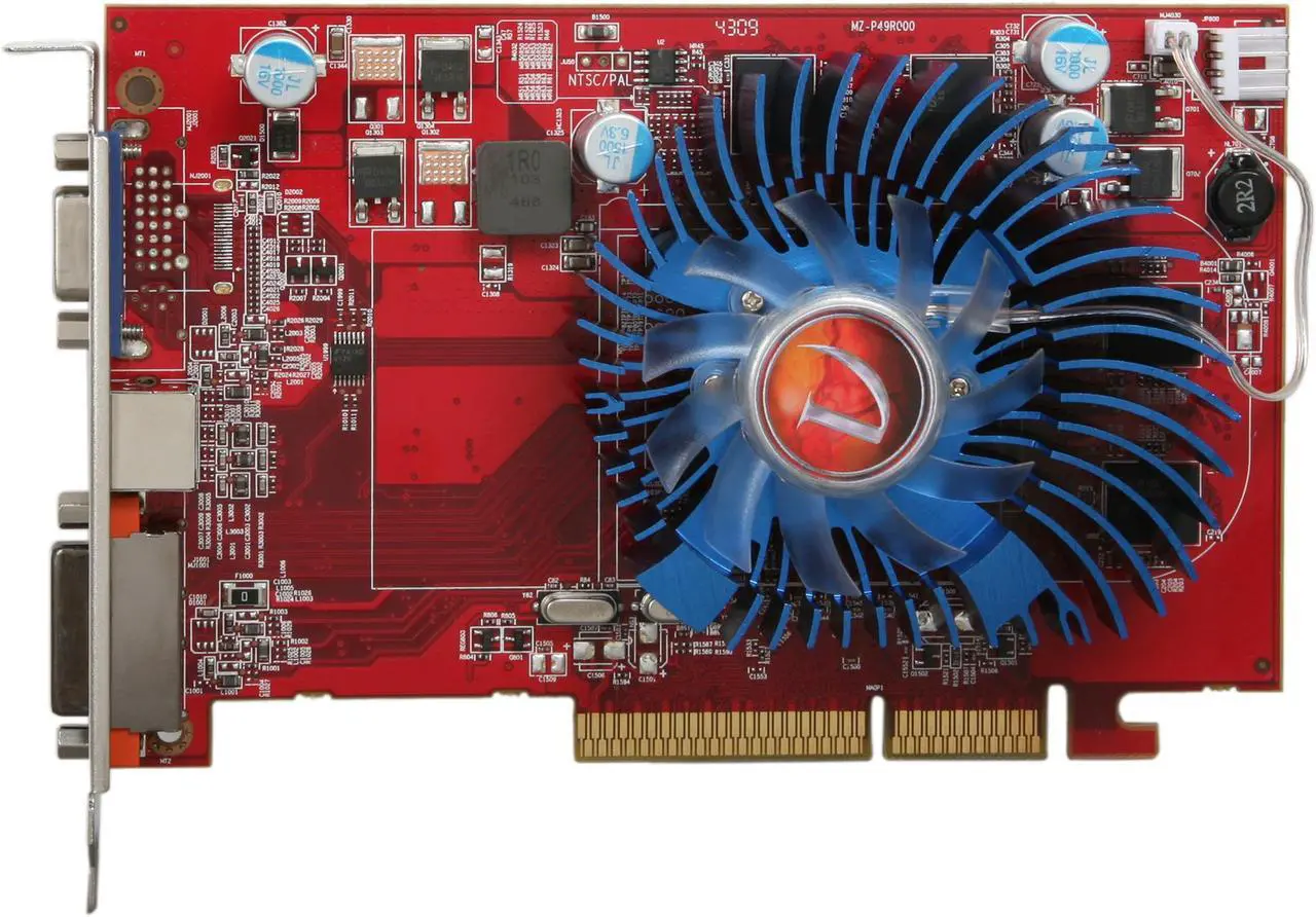 Alt view image 3 of 5 - VisionTek Radeon HD 3650 1GB DDR2 AGP 8X Graphics Card 900284