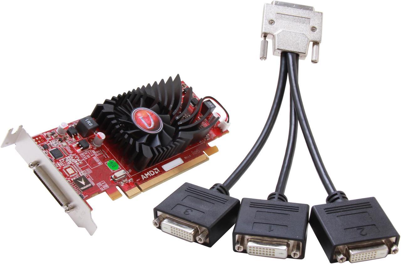 Visiontek Radeon HD 5450 SFF 512MB DDR3 3M (3 x DVI-D), 900344