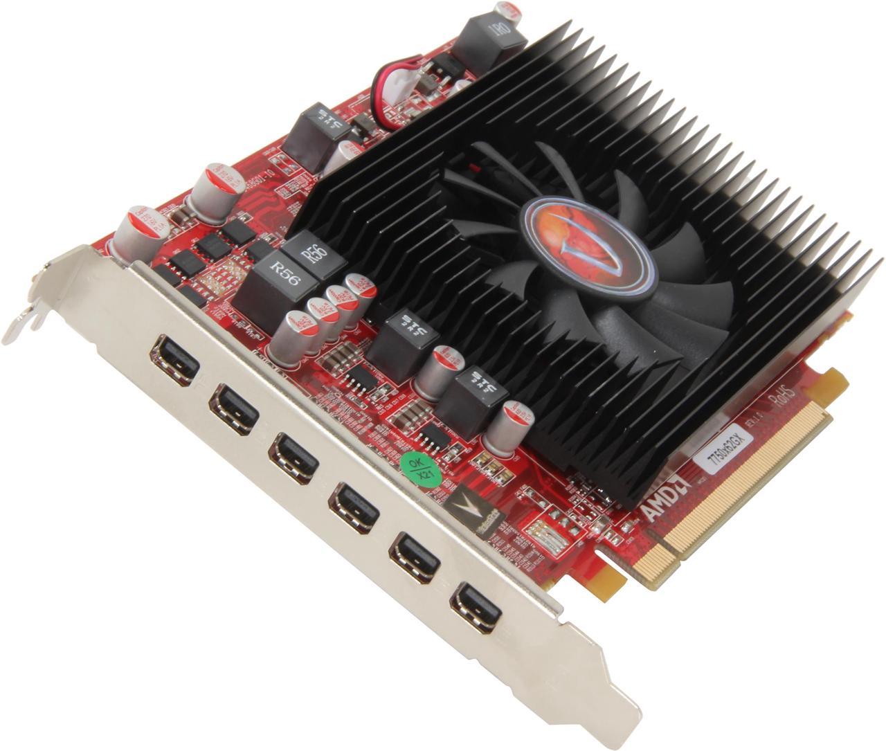 Visiontek Radeon HD 7750 2GB GDDR5 6M (6 x Mini DP), 900614