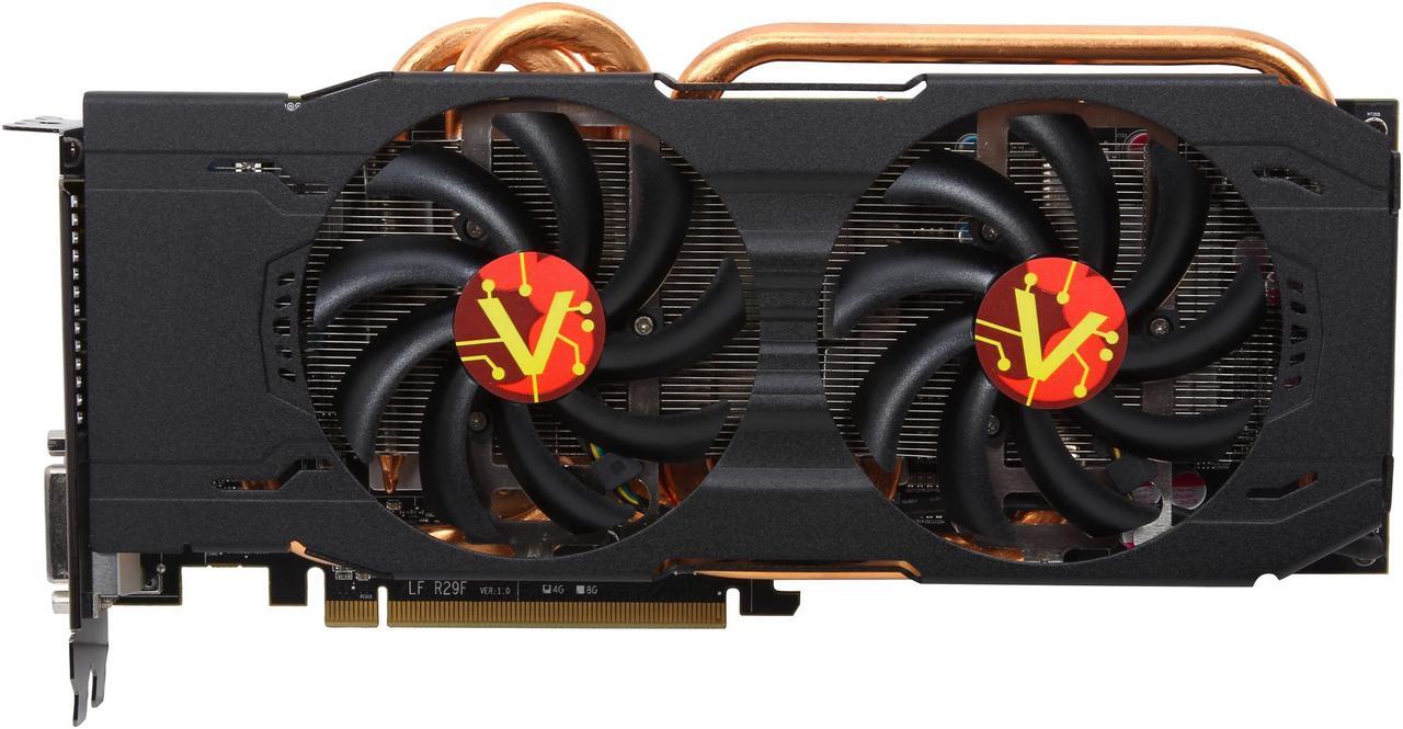 Alt view image 3 of 6 - VisionTek Radeon R9 290X 4GB GDDR5 PCI Express 3.0 CrossFireX Support Graphics Card 900654