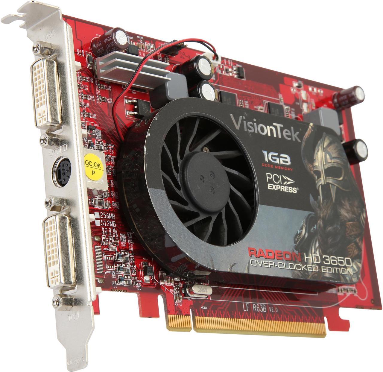 VisionTek Radeon HD 3650 1GB DDR2 Video Card 400349