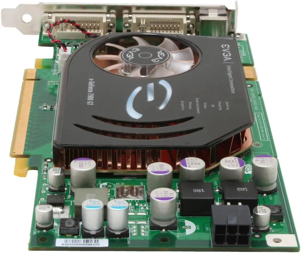 Alt view image 3 of 7 - EVGA 256-P2-N564-AX GeForce 7900GT 256MB 256-bit GDDR3 PCI Express x16 SLI Supported Video Card