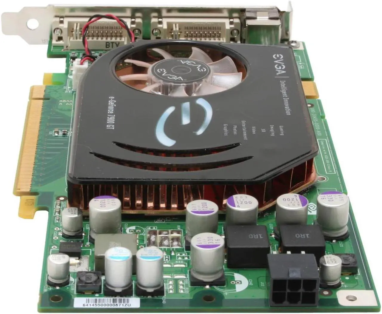 Alt view image 5 of 7 - EVGA GeForce 7900GT 256MB GDDR3 PCI Express x16 SLI Support Graphics Card 256-P2-N567