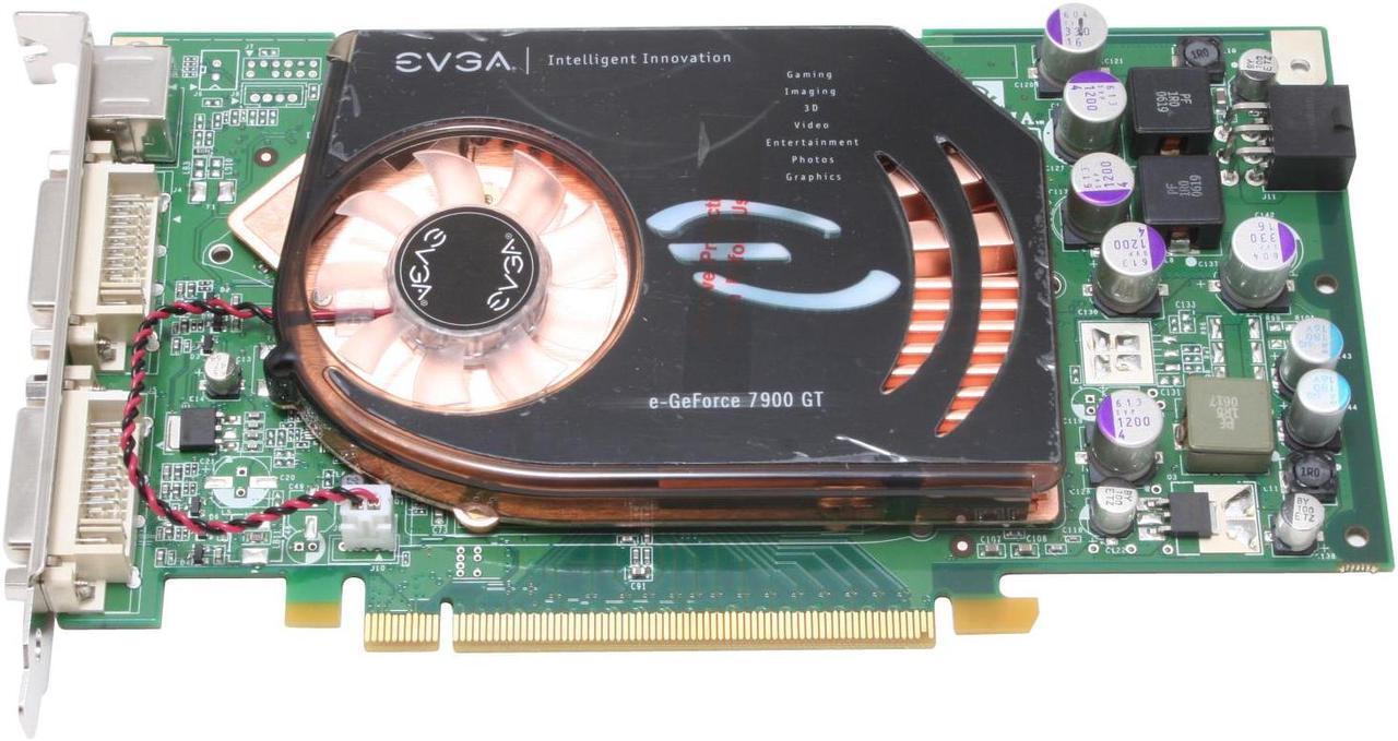 Alt view image 3 of 7 - EVGA 256-P2-N584-AR GeForce 7900GT 256MB 256-bit GDDR3 PCI Express x16 SLI Supported KO Video Card