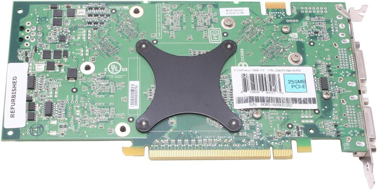 Alt view image 4 of 6 - EVGA GeForce 7800GT 256MB GDDR3 PCI Express x16 SLI Support Graphics Card 256-P2-N516-RX