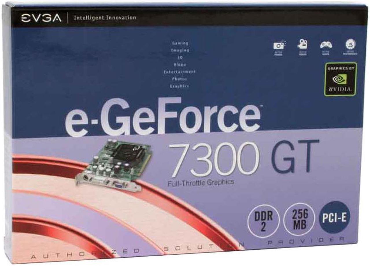 Alt view image 7 of 7 - EVGA GeForce 7300GT 256MB GDDR2 PCI Express x16 SLI Support Video Card 256-P2-N443-LX
