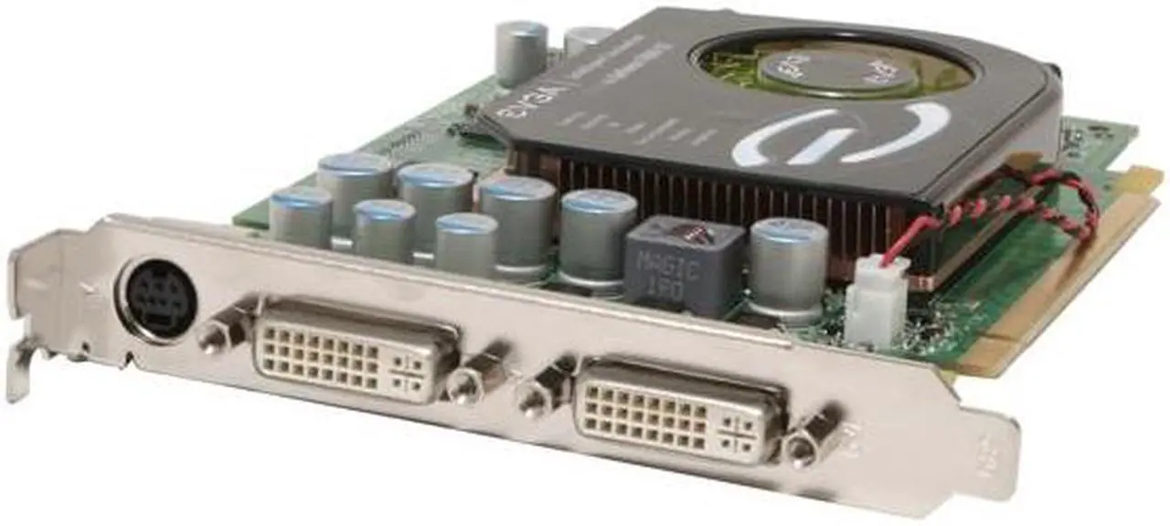 Alt view image 2 of 8 - EVGA GeForce 7600GT 256MB GDDR3 PCI Express x16 SLI Support Graphics Card 256-P2-N550 -T2