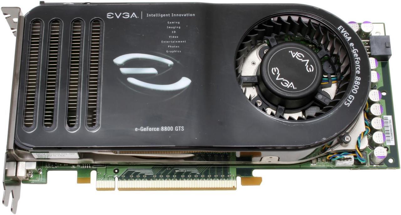 Alt view image 2 of 6 - EVGA GeForce 8800 GTS 320MB GDDR3 PCI Express x16 SLI Support Video Card 320-P2-N811-AR
