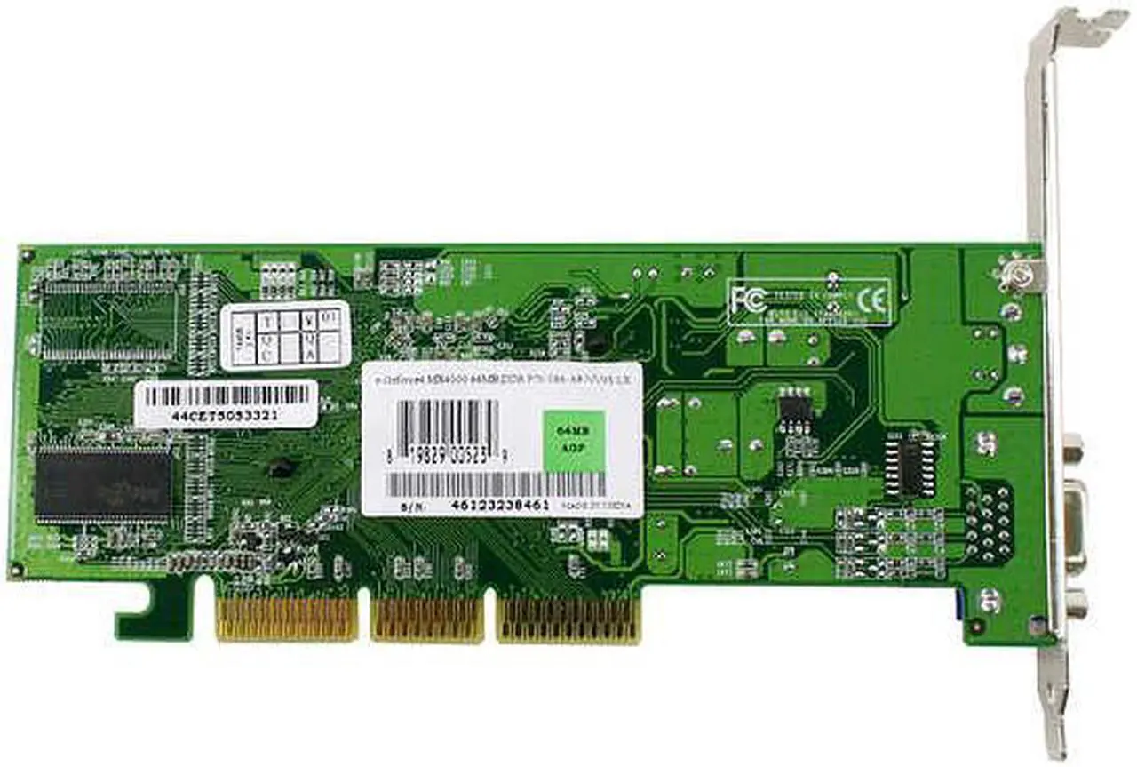 Alt view image 4 of 5 - EVGA GeForce MX4000 64MB DDR AGP 4X/8X Graphics Card 064-A8-NV93-LX