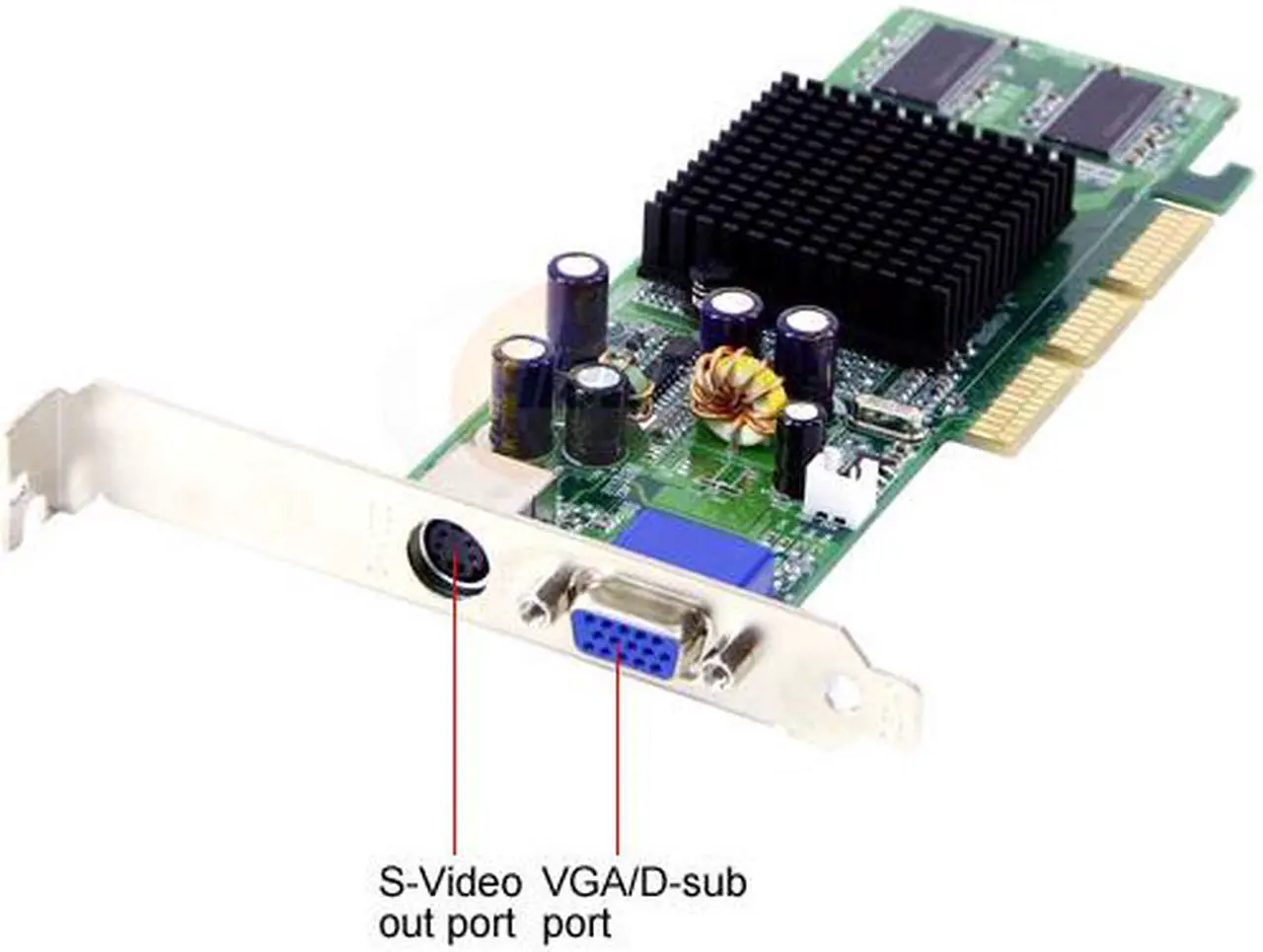 Alt view image 2 of 7 - EVGA GeForce MX4000 128MB DDR AGP 4X/8X Graphics Card 128-A8-NV96-LX